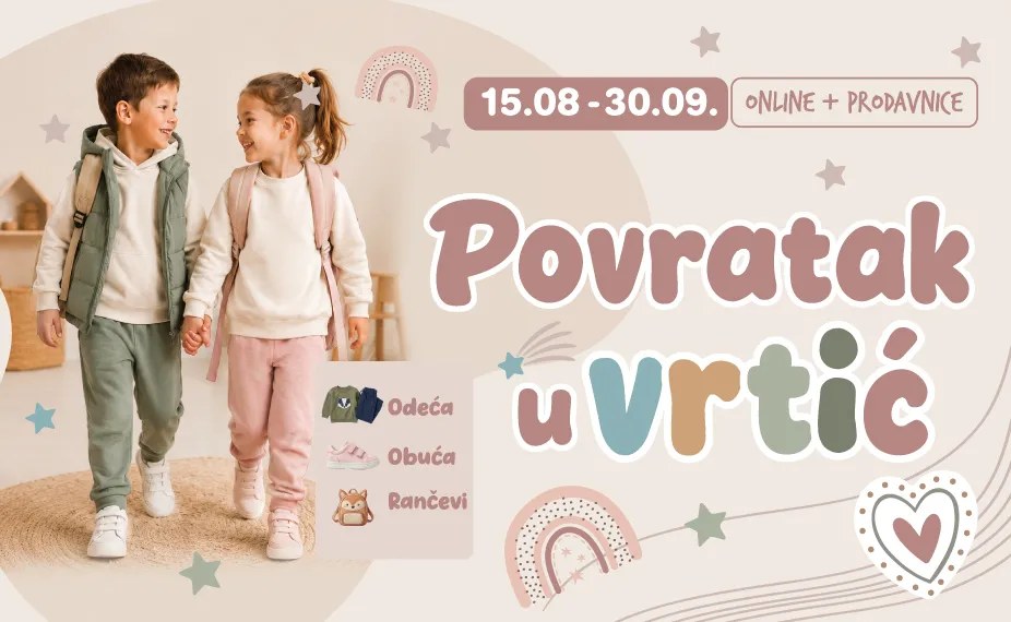 Spremamo se za vrtić: lista koja stane u jedan ruksak