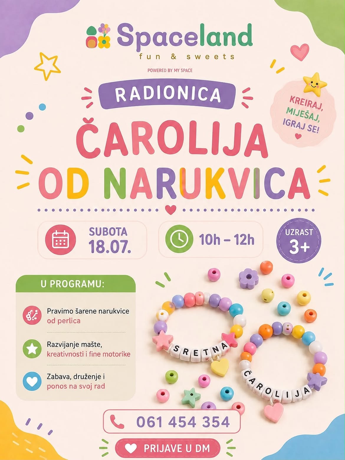 Čarolija od narukvica 🌸✨