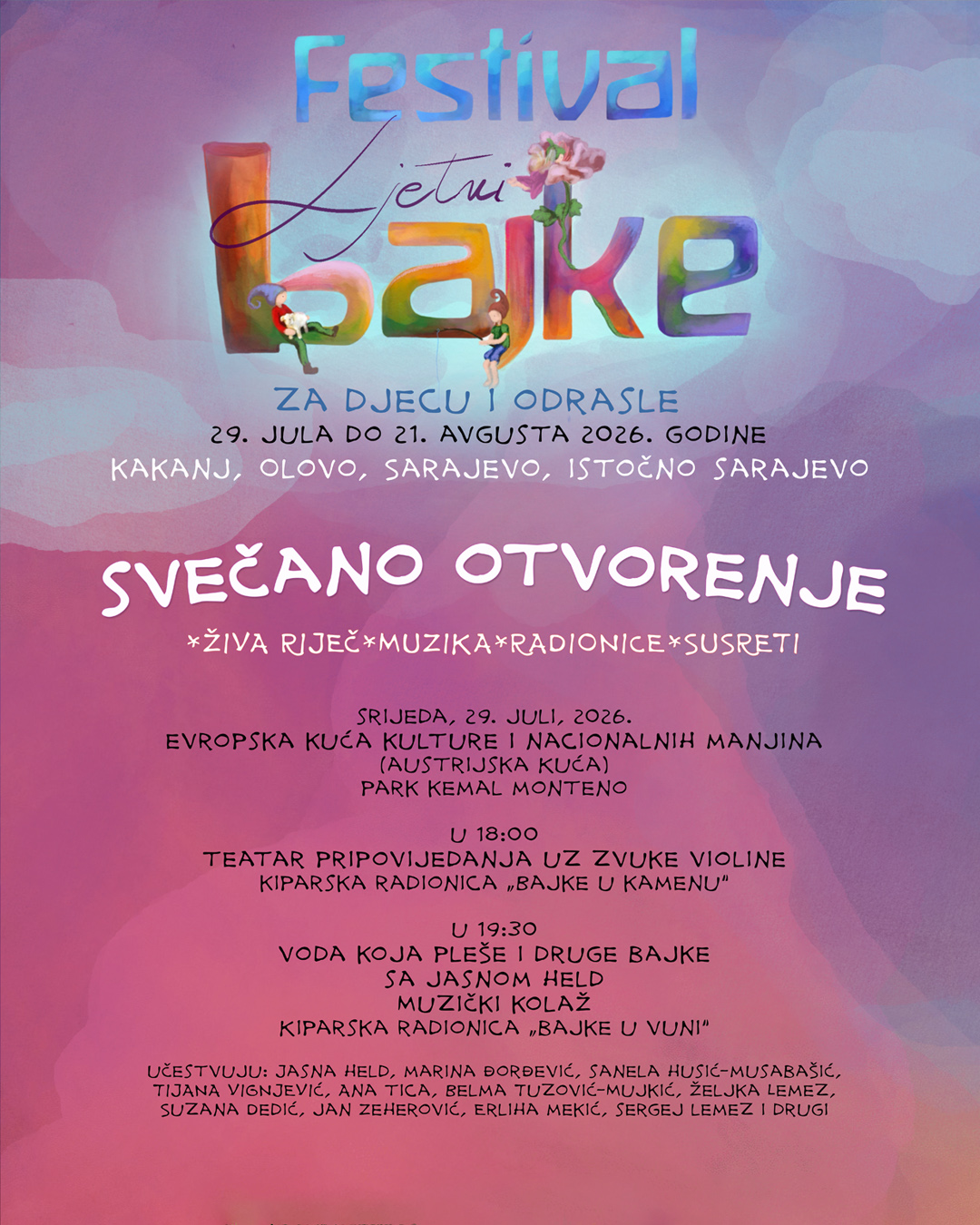  Ljetni festival bajke za djecu i odrasle