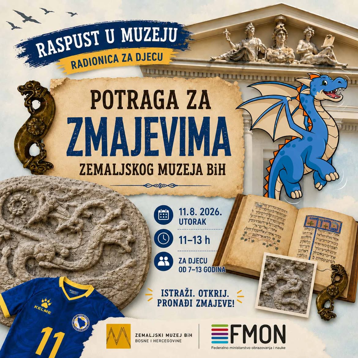 Potraga za zmajevima Zemaljskog muzeja BiH