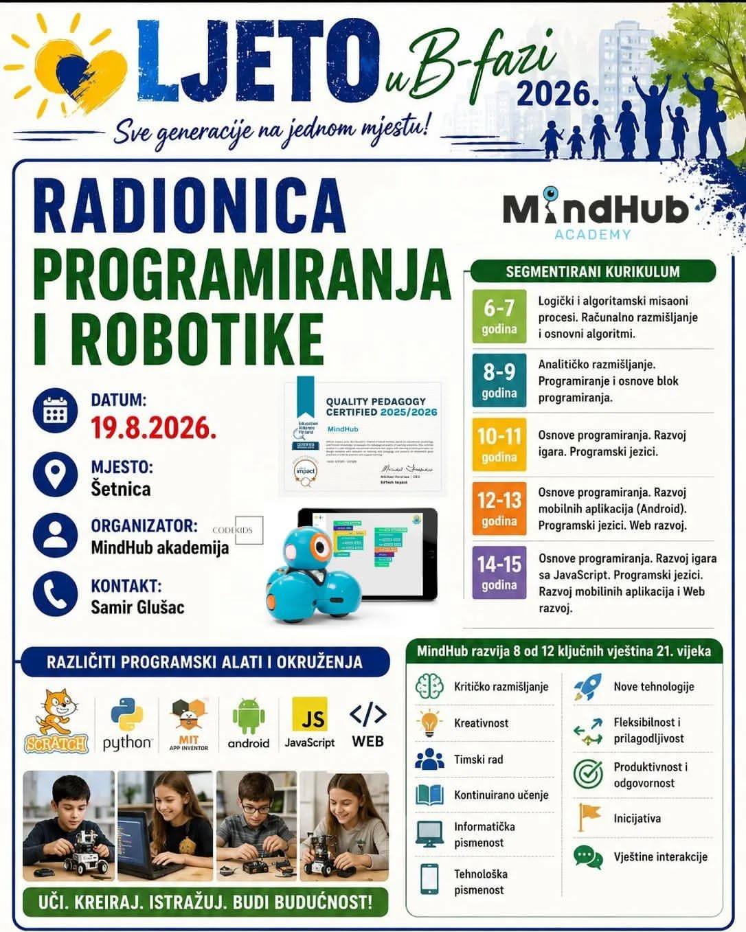 Radionica programiranja i robotike