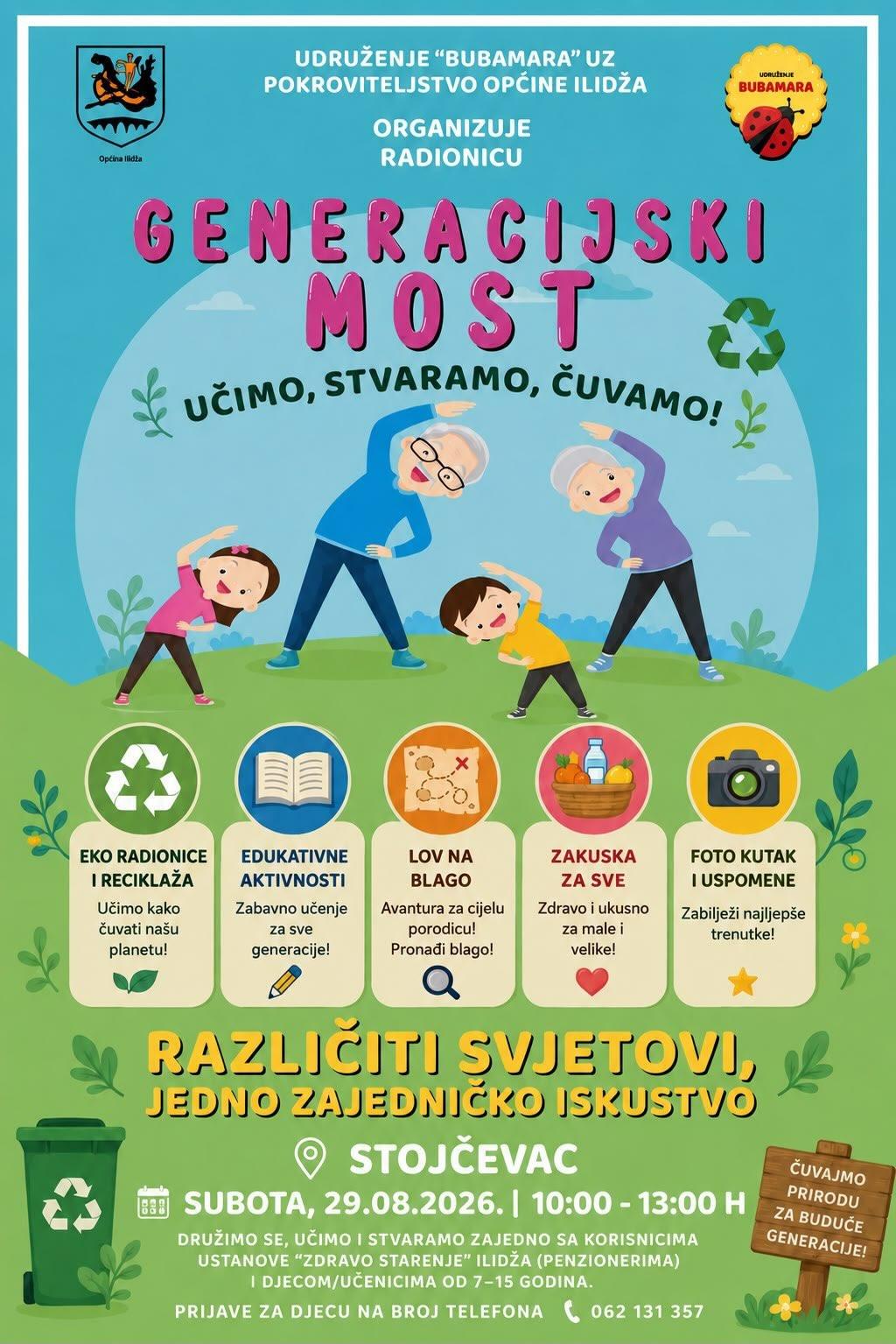 GENERACIJSKI MOST – ZAJEDNO GRADIMO MOSTOVE MEĐU GENERACIJAMA!