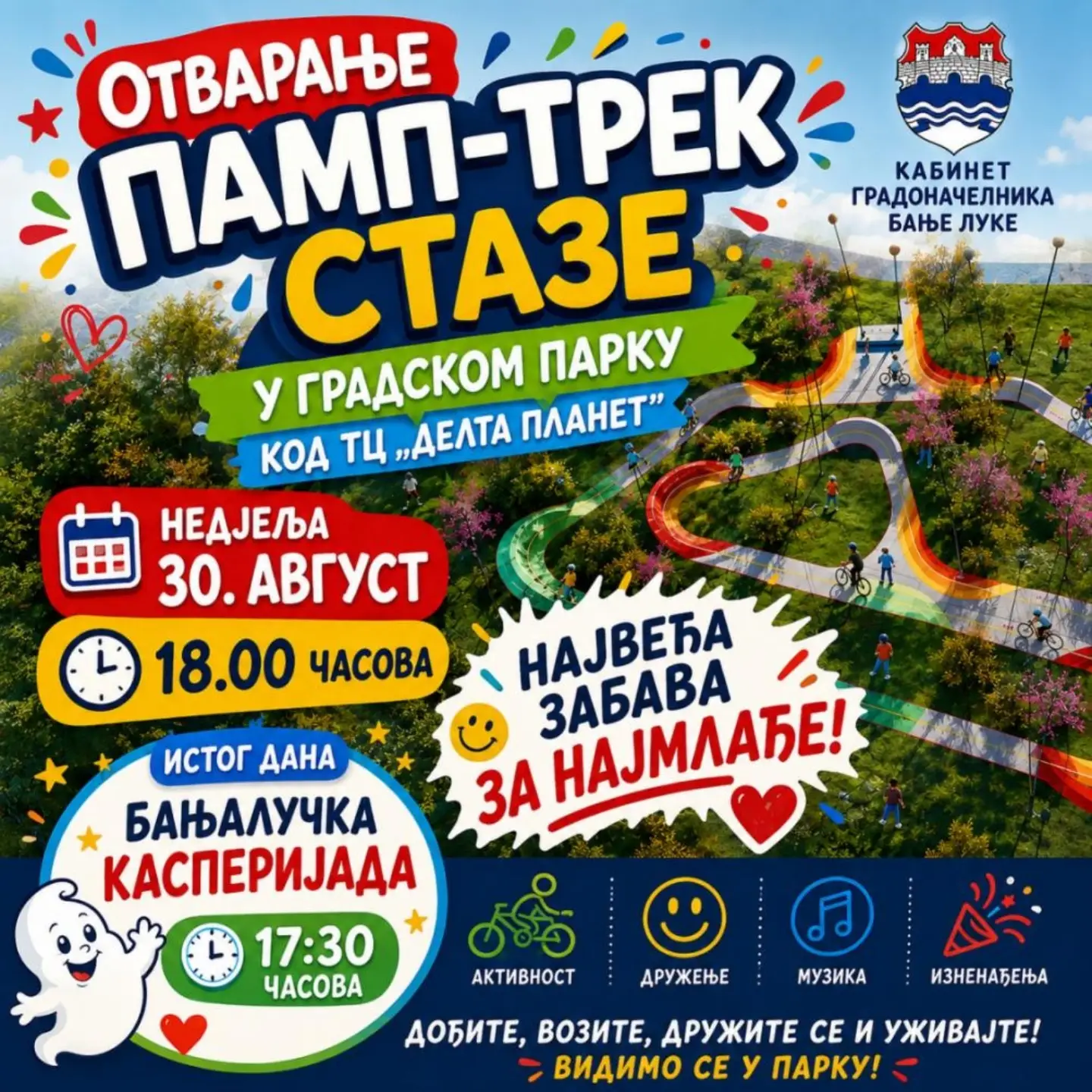 Kasperijada i  otvaranje pamp-trek staze