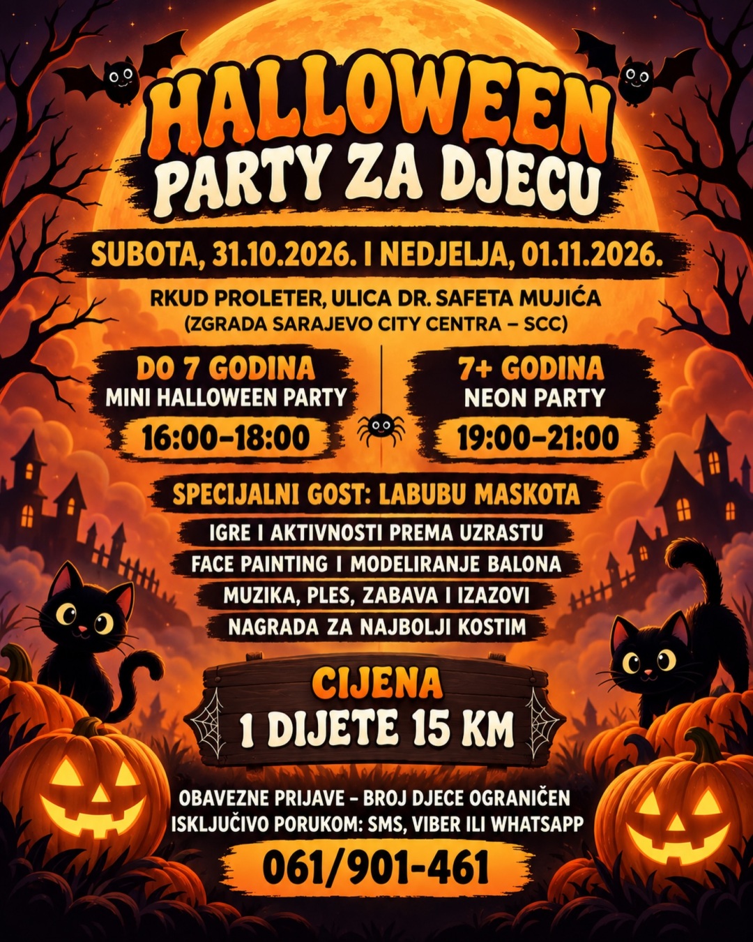 HALLOWEEN PARTY ZA DJECU