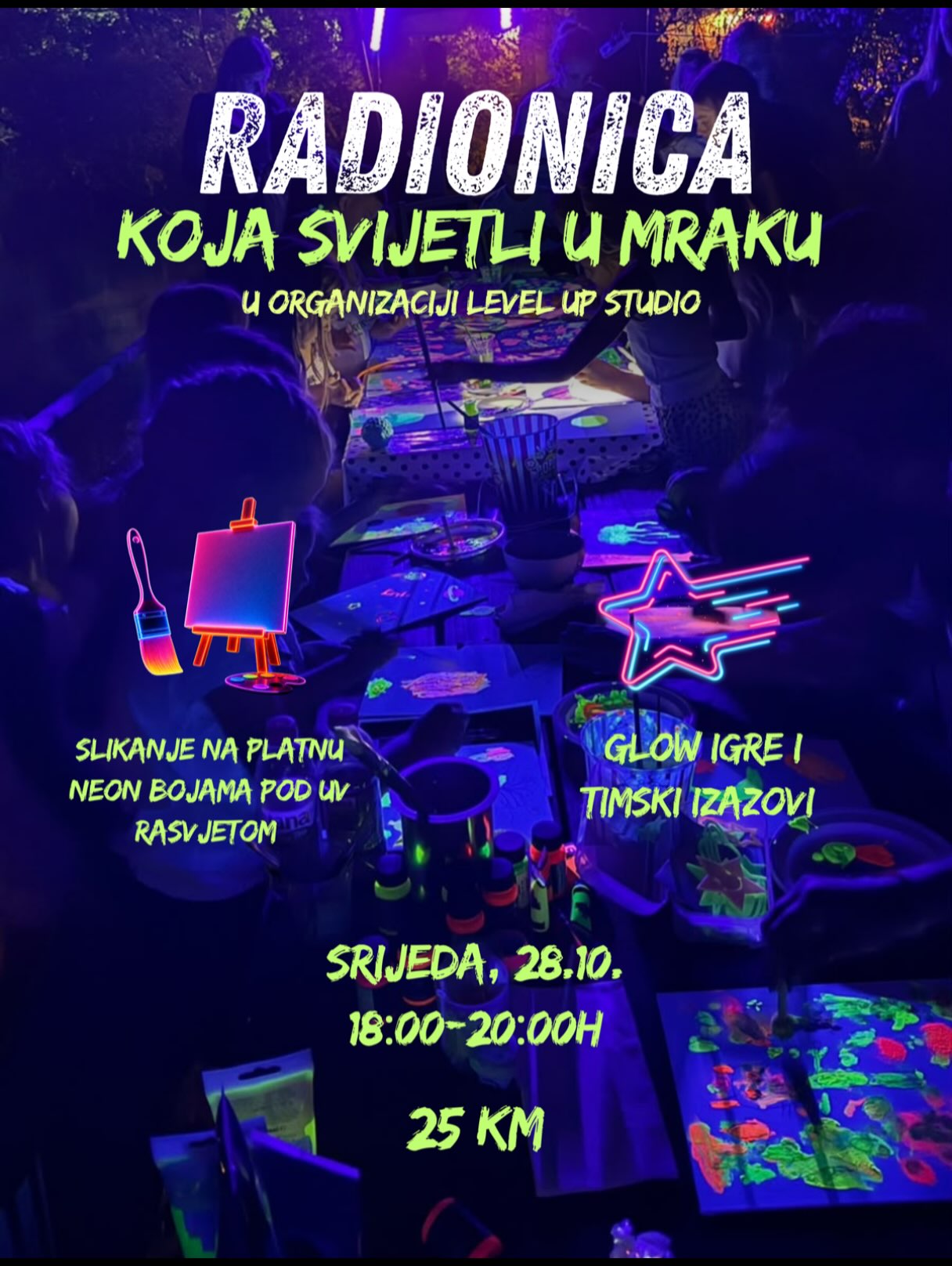 Radionica koja svijetli u mraku 
