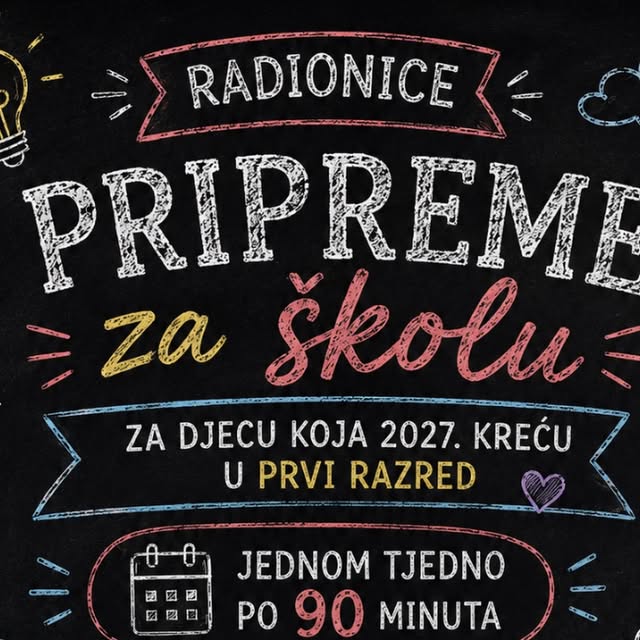 Radionice pripreme za školu (cjelogodišnji program)