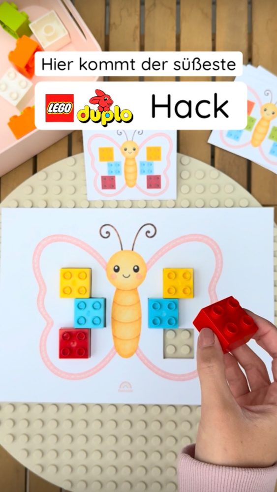 Leptir od Lego Duplo kockica