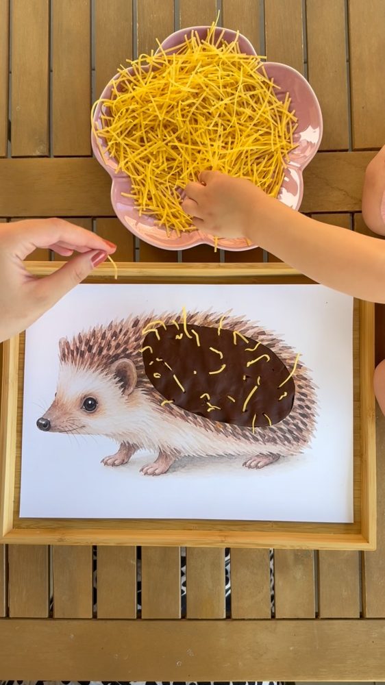 Bodljikavi jež od tjestenine