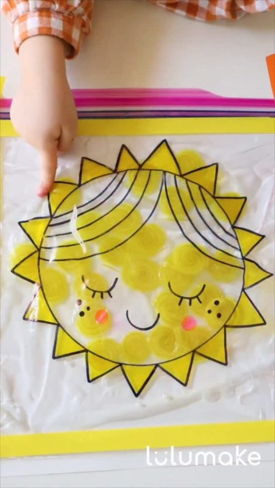 Sunce u vrećici — slikanje bez nereda